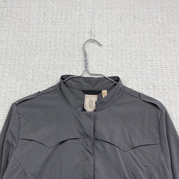 Indygena Ajo III Jacket Women’s Size M Grey Outdoor Hiking Light Windbreaker - Picture 2 of 13